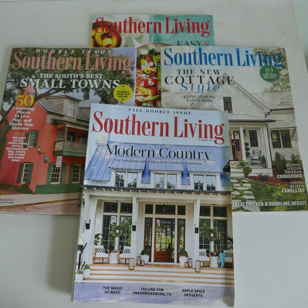 4 issues Southern Living Magazine